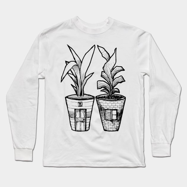 Home vase Long Sleeve T-Shirt by RicardoCarn